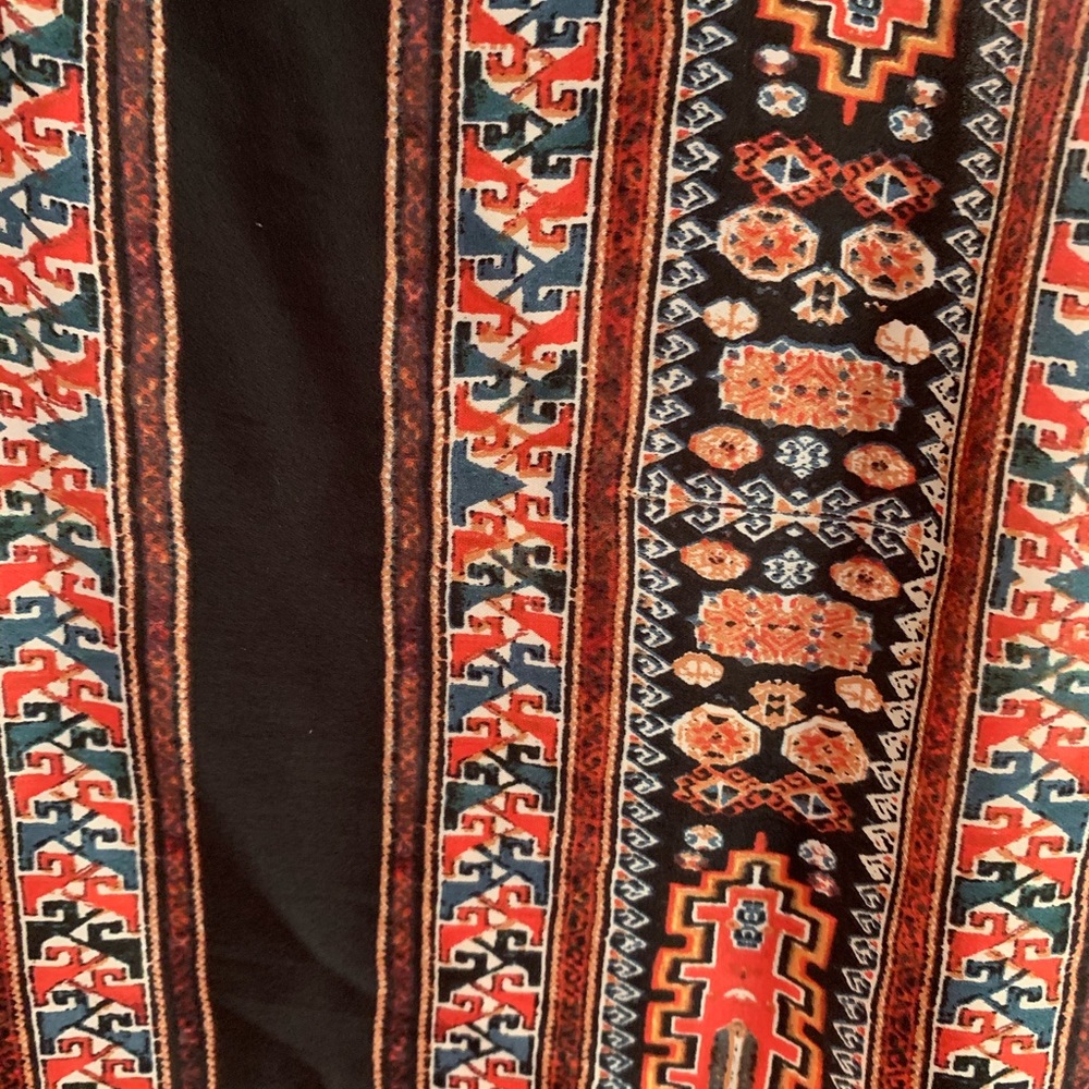 Sanctuary- Two Pattern Velvet Tank-XS - Picture 3 of 5